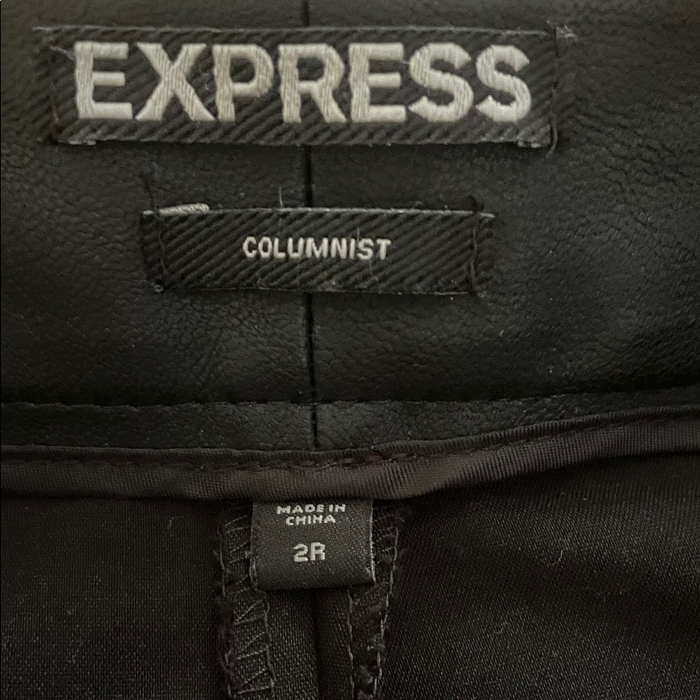 Express Black and White Patterned Trousers - Picture 3 of 3